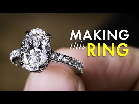 Platinum Diamond Ring - How They Are Made by Hand