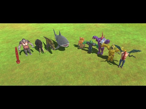 Giant Animals vs Horror/Fantasy Monsters - Animal Revolt Battle Simulator