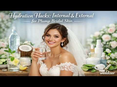 Bridal Glow Secrets Revealed: Hydration Hacks for Flawless Wedding Day Skin!