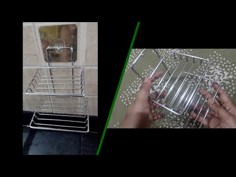 2 layer bathroom soap holder