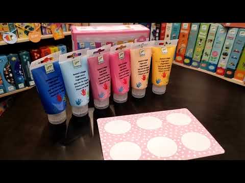 Ujjfestő tubusos szett - Édes kis színek - 6 finger paint's tubes - Sweet - DJ09000 - Gekkotoys.hu