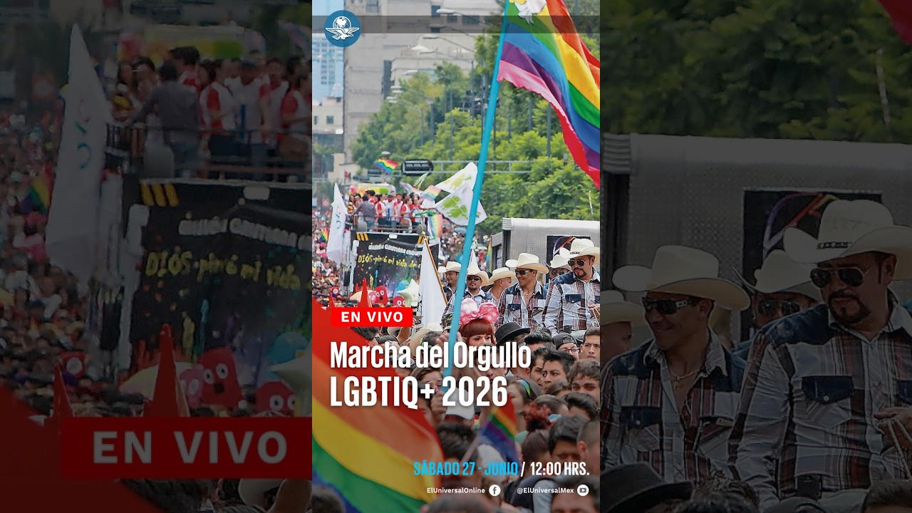 Marcha del Orgullo LGBTIQ+ 2026: Miles toma Paseo de la Reforma y piden por sus derechos 📱