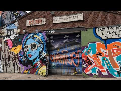 HACKNEY WICK, HACKNEY, Town Walk, Sunday Afternoon / London E9 – N105 [4K]