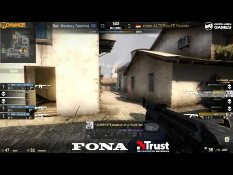 ALTERNATE fe. vs. BMG | Halbfinale, Copenhagen Games Female 2014 | de_inferno