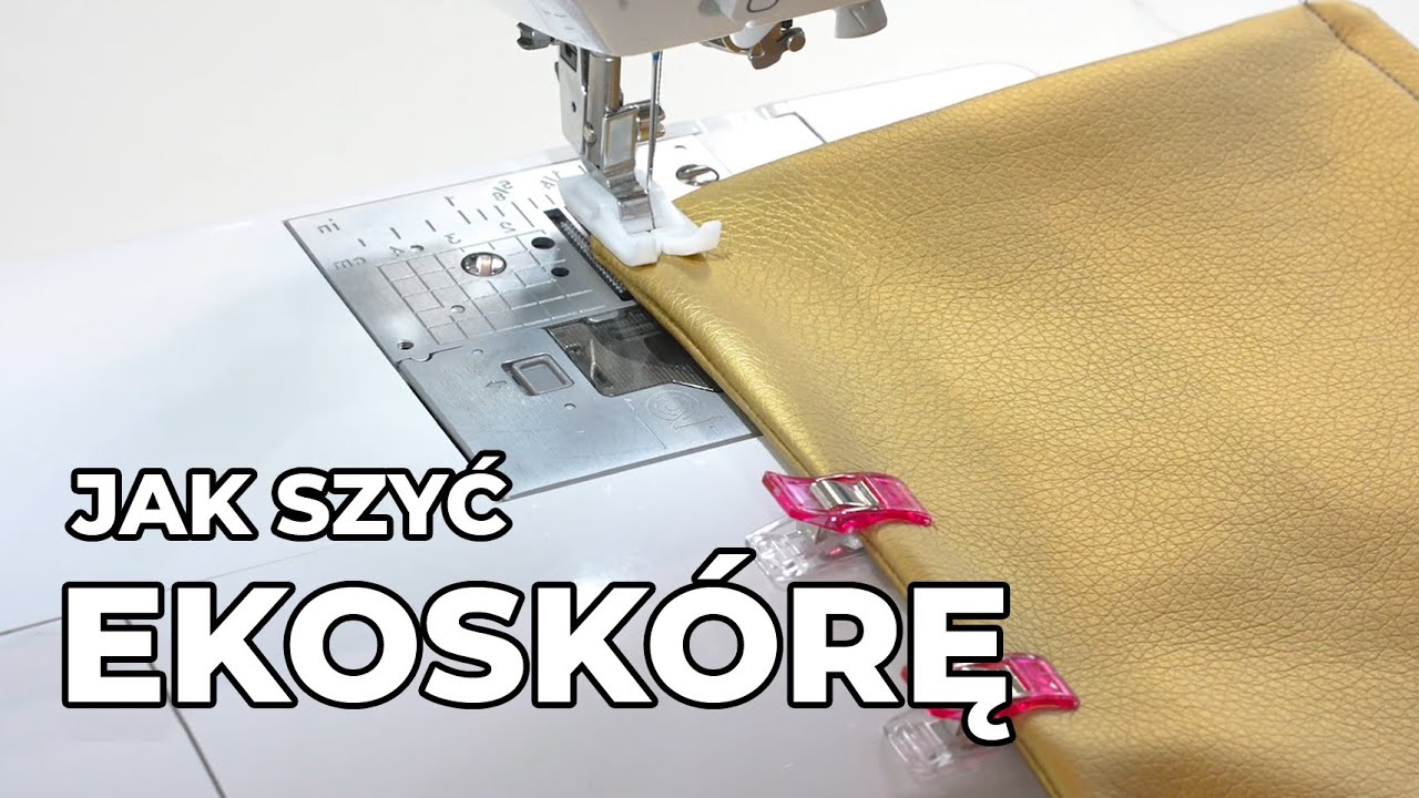 Jak szyć eko-skórę Poradnik dla początkujących do szycia torebki / kosmetyczki / nerki.