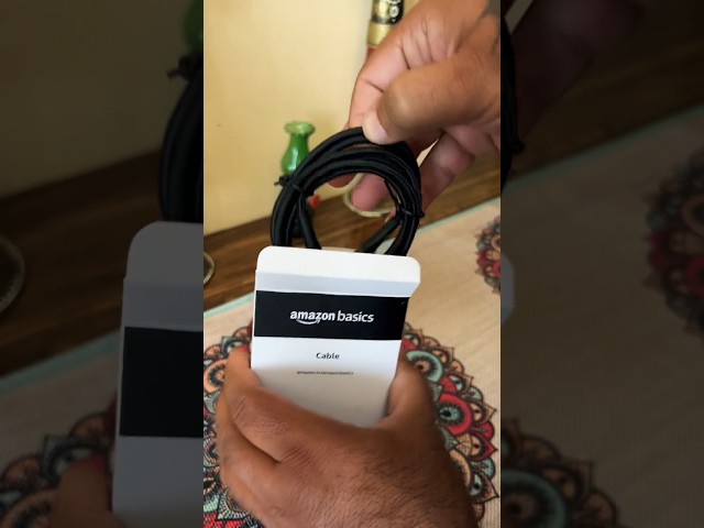 Vídeo relacionado con Amazon Basics Cable USB-C a USB-A 3.1 Gen 2 de nailon trenzado doble (certificado USB-IF), admite alta transferencia de datos de hasta 10 Gbps, 0.9 m/3 pies, Gris oscuro