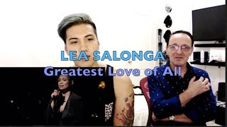 Reaction To Lea Salonga &quot;Greatest Love Of All&quot;