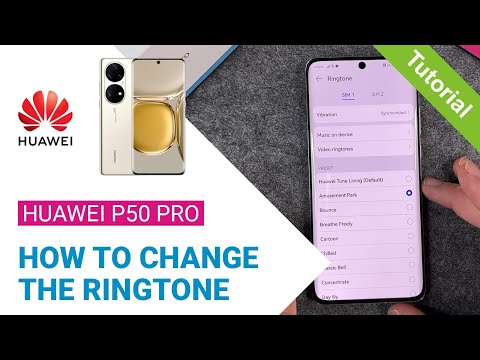 Huawei P50 Pro - How to Change the Ringtone • 📱 • 🔔 • 🎶 • Tutorial