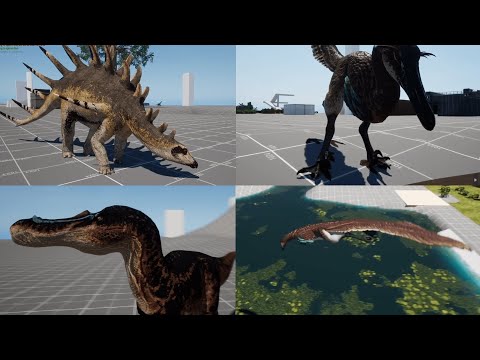 Dondi Shows Baryonyx/Austro/Kentro Attack & Calls Animations Sounds  | The Isle Evrima 10.12.2025
