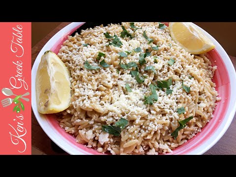 Kritharoto | Greek Orzo Risotto | Greek Food Recipes