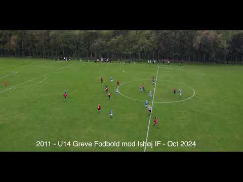 U14 - Greve Fodbold mod Ishøj IF (Drone) 2og3