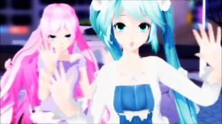 Kiss me [MMD Megurine Luka Hatsune Miku]