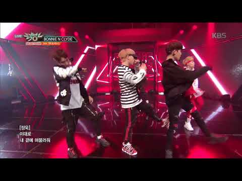 뮤직뱅크 Music Bank - BONNIE N CLYDE - 24K(투포케이).20180608