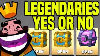 Clash Royale | 1st Legendary Card Hunt | Chest Opening | Gold, and Magical Chests