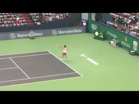 Novak Djokovic vs Marco Cecchinato Match Point - ATP M1000 Shanghai 2018 - R16