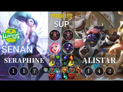 JAG Senan Seraphine vs Alistar Sup - KR Patch 11.2