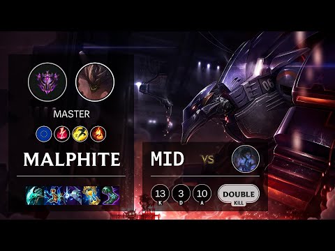 Malphite Mid vs Sylas - EUW Master Patch 10.24