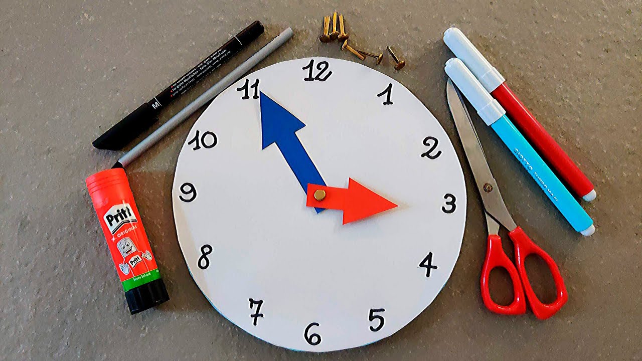 🕗 Costruire un orologio (...e imparare a leggere l'ora!)
