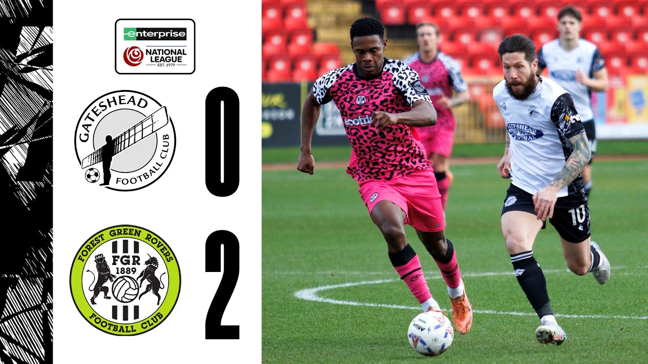 Heed frustrated in two-goal FGR defeat | Gateshead 0-2 Forest Green Rovers | HIGHLIGHTS
