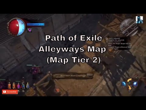 Path of Exile - Alleyways Map (Map Tier 2)