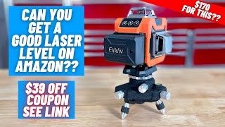 Are Budget Laser Levels Any Good || Elikliv 4 Line Green Laser Level