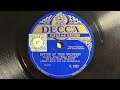 Button Up Your Overcoat - Philip Lewis And His Orchestra - Decca F. 1557