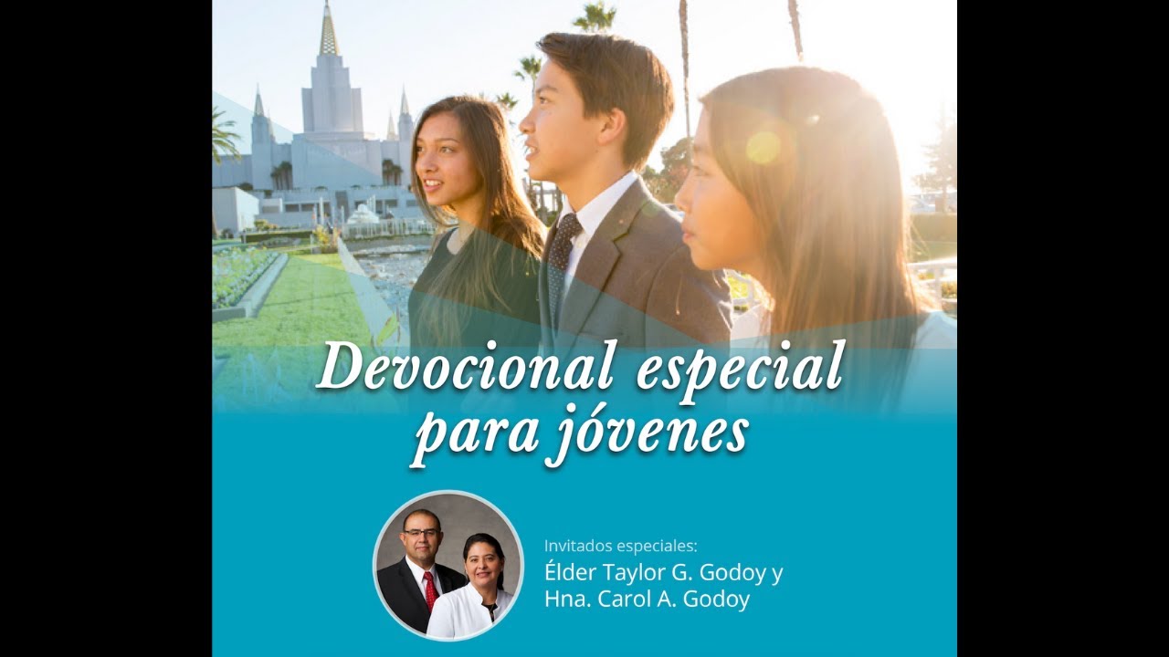 Devocional para jóvenes con el élder Godoy y su esposa, la hermana Carol Godoy
