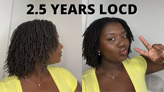 2.5 YEAR MICROLOCS UPDATE| Losing Locs, Best Hair Oil Ever?!