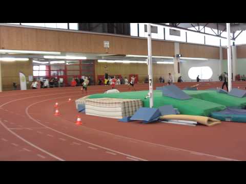 BBM Halle 25.01.2014 - 400m Männer 1. Zeitlauf
