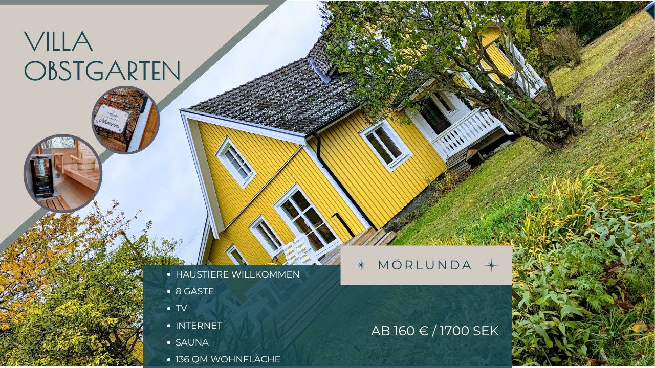 Villa Obstgarten - Your dream holiday home in Sweden | Schweden-Ferienhaus24
