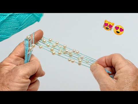 I made 50 in one day and sold them all! Brilliant idea with beads and yarn - DIY Craft