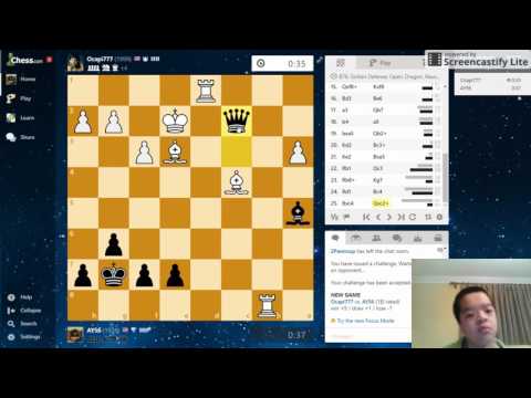 Bullet Chess [Game 14]: Ocapi777 (1999) vs. AY56 (1974)