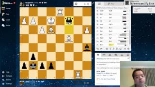 Bullet Chess [Game 14]: Ocapi777 (1999) vs. AY56 (1974)