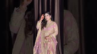 Pink Embellished Chiffon Maxi Gown - Video 5
