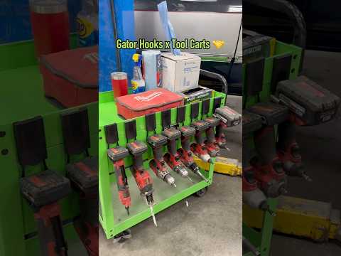 Video: Gator Magnetics Mobile Tool Cart Storage for Cordless Tools & Shop Supplies video thumbnail