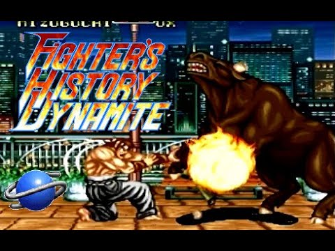 Fighter's History Dynamite playthrough (SEGA Saturn) (1CC)