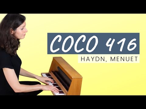 Coco 416 - Haydn, Menuet (from Sonata 1, Hob. XVI:8)