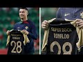 🚨 Cristiano Ronaldo receives a CR28 Sporting Lisbon jersey. 💚