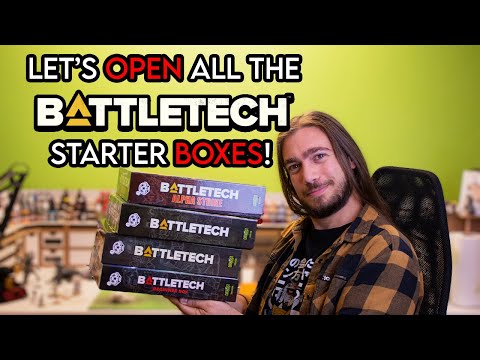 What’s Inside Every Battletech Starter Box? Full Unboxing & Review
