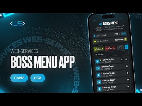 [FiveM/ESX] Faction Bossmenu LB Phone App - ws_faction-app