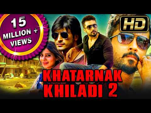 SURIYA & SAMANTHA Romantic Hindi Dubbed Movie | Khatarnak Khiladi 2 (HD) | Viddyut