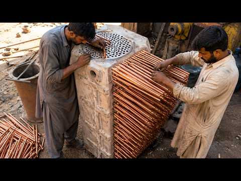 Pakistani Man Uses 100yrs Old AMAZING TECHNIQUE To MAKE Ship Radiator