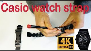 How to change a strap on a Casio G-Shock watch- step by step