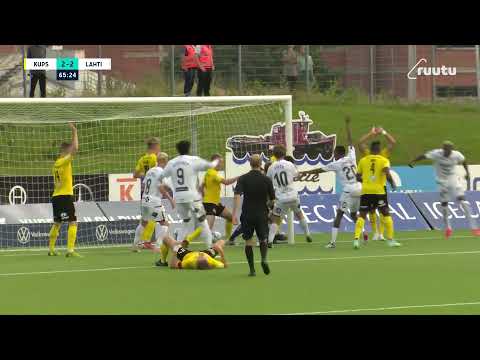 Ottelukooste: KuPS-FC Lahti 2-2 (2-1)