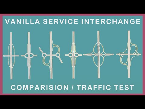 Best Starting Interchange ranked in vanilla cities: skylines || traffic test and guide for beginners