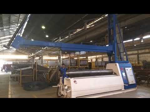 CENA SRL - CILINDRADORA 4 ROLOS CNC SOPORTE SUPERIOR