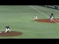 スローあり）一瞬逆をつかれた 柳田悠岐 vs 牧田和久の牽制 2016.3.30