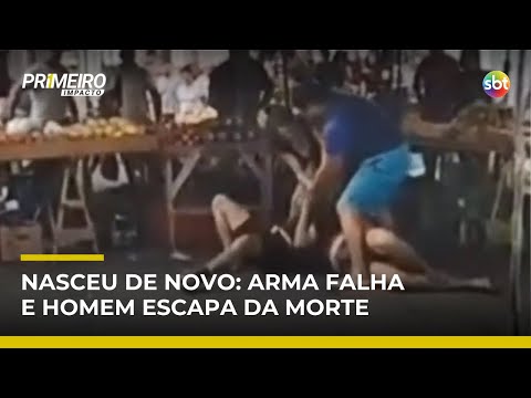 Arma falha durante execução e vítima reage em luta corporal no Ceará | #PrimeiroImpacto