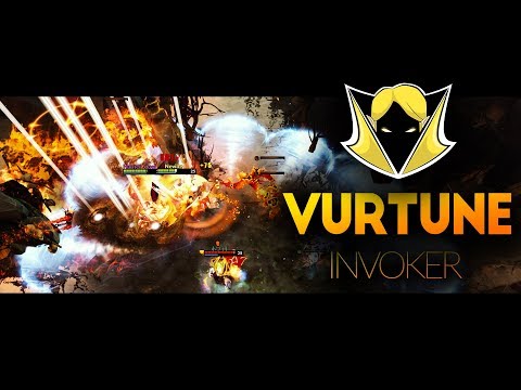 VURTUNE Invoker Dota 2 - EPIC FIGHTING COMBO With REFRESHER ORB + COMEBACK Game Dota 2 Invoker