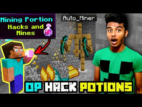 Vimel's Gaming Zone - Minecraft But Hacks Are Potions in Tamil | Minecraft Mods || Tamil